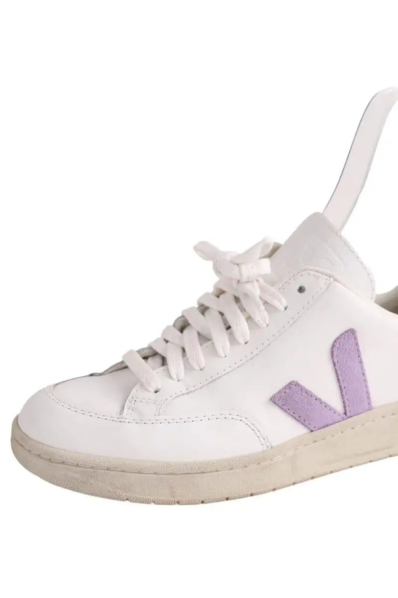 Baskets Veja Blanc en Cuir