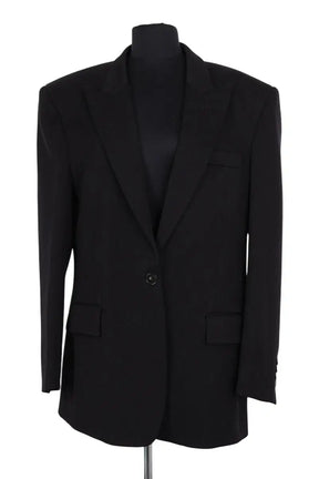 Blazer Stella McCartney Noir en Laine, taille L - Seconde Main