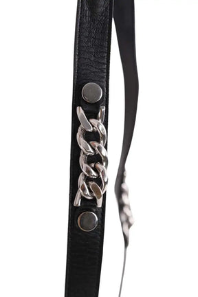 Ceinture en cuir The Kooples Noir en Cuir