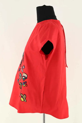 T-shirt Mira Mikati Rouge en Coton