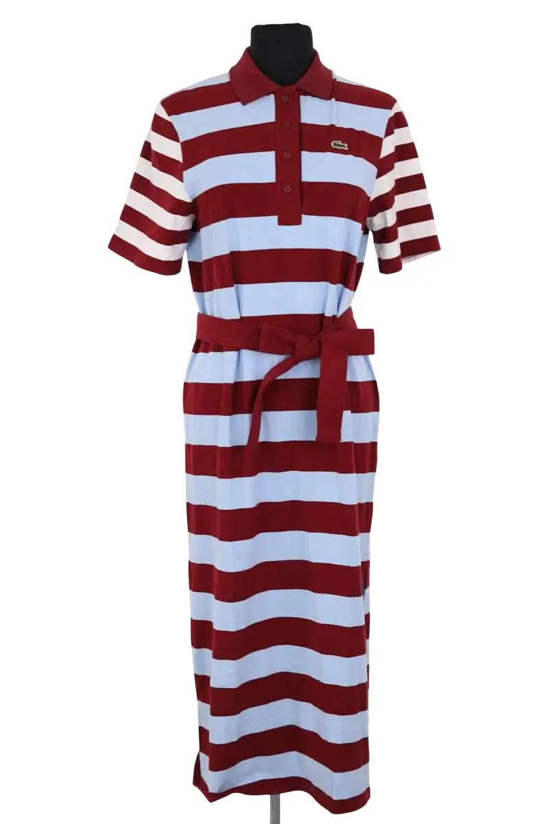 Robe Lacoste Bleu en Coton, taille S - Seconde Main
