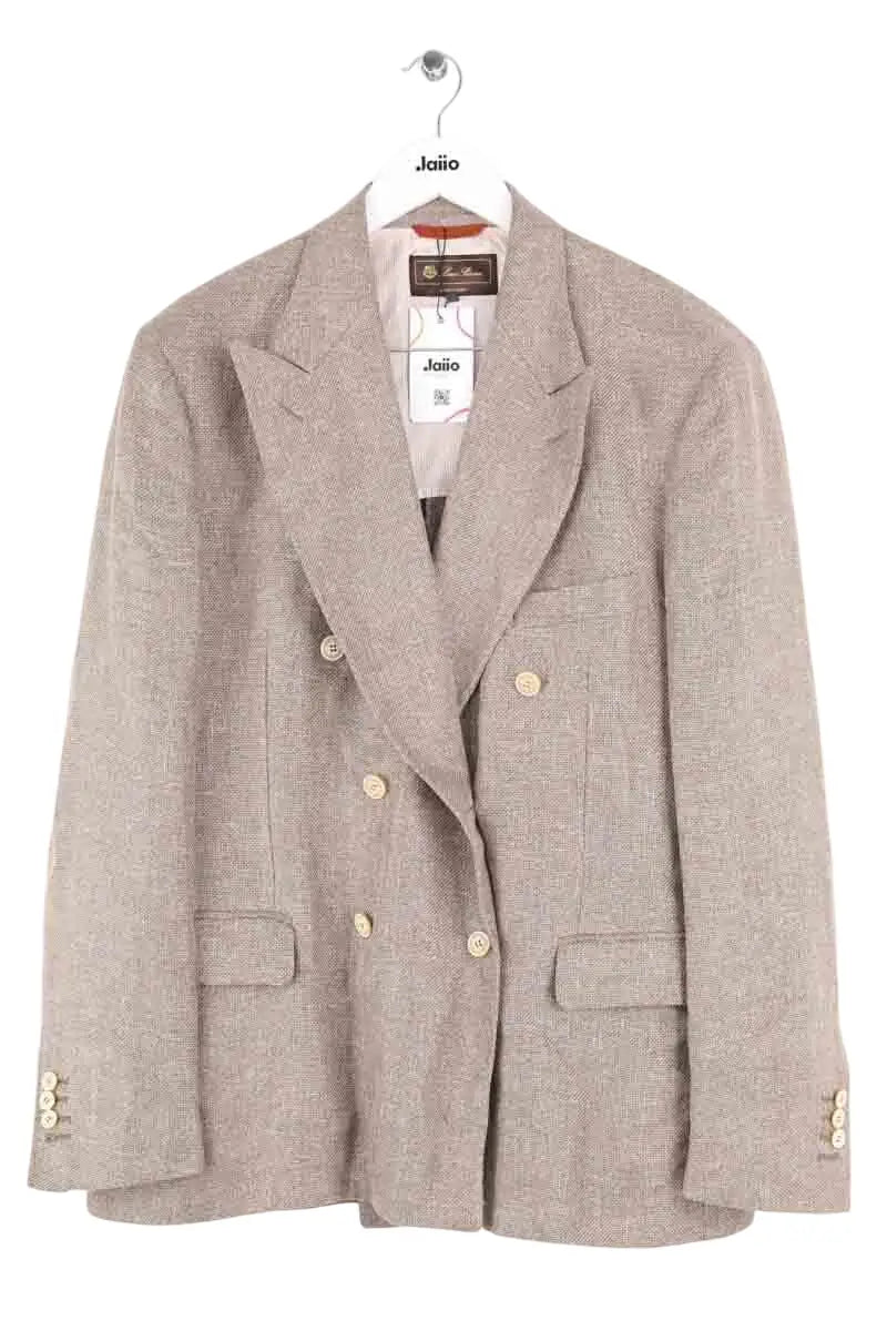 Veste Loro Piana Beige en Lin, taille XL - Seconde Main