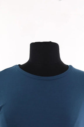 T-shirt Majestic Filatures Bleu en Viscose