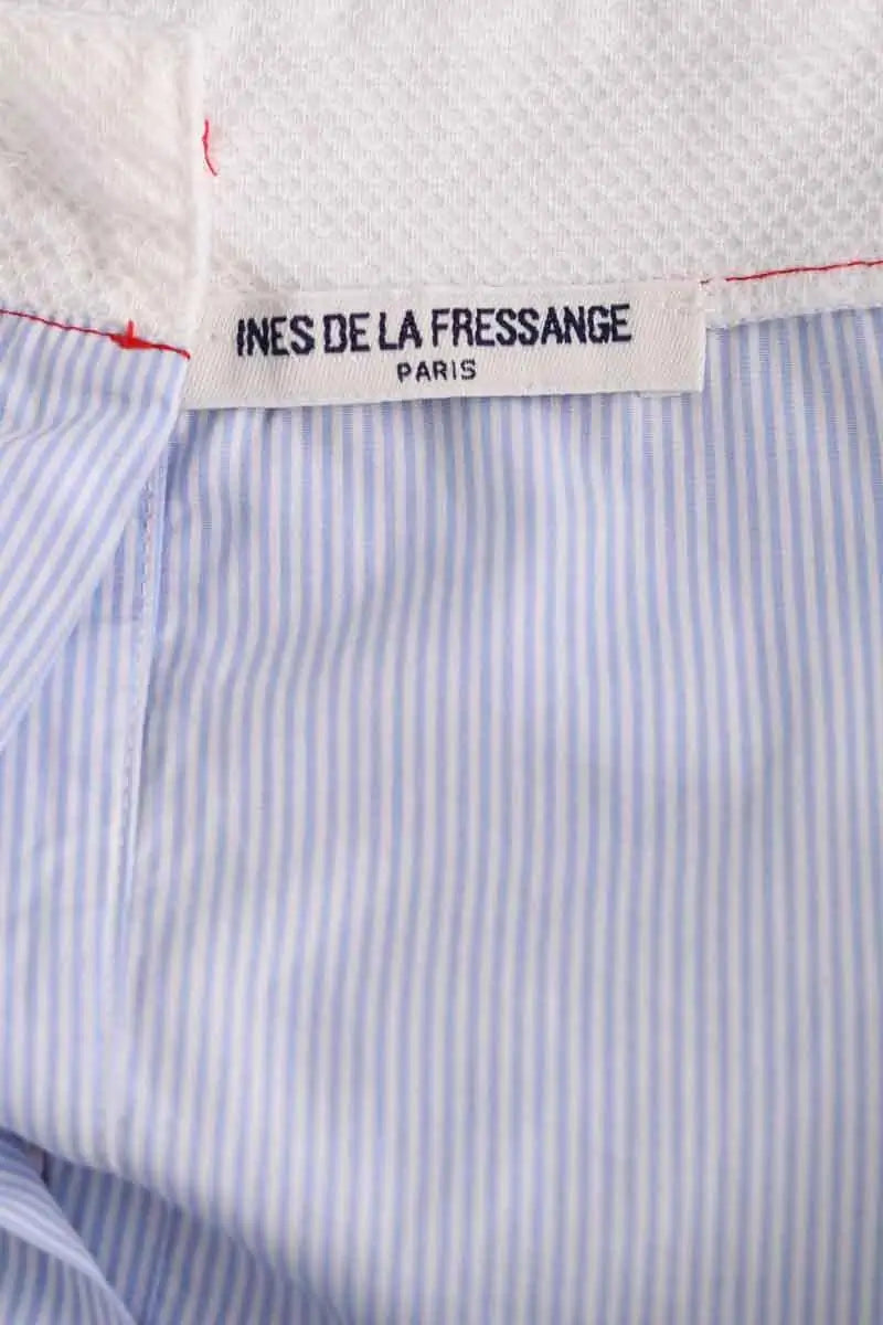 Top sans manche Ines de la Fressange Bleu en Coton