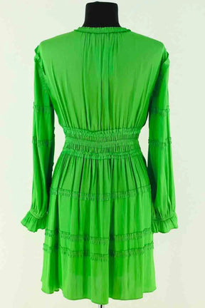 Robe Maje Vert en Synthétique