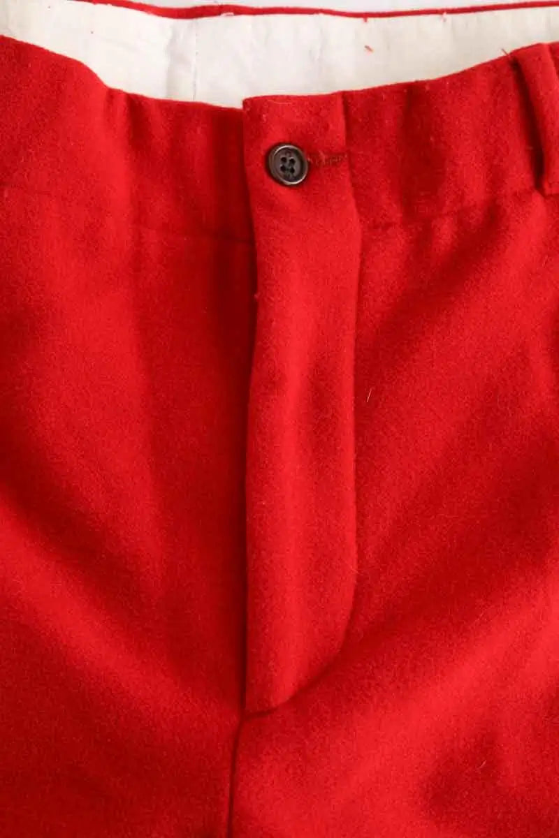 Pantalon droit Paul Smith Rouge en Laine