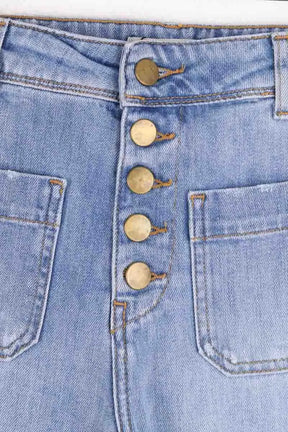 Jean bootcut Ba&Sh Bleu en Coton