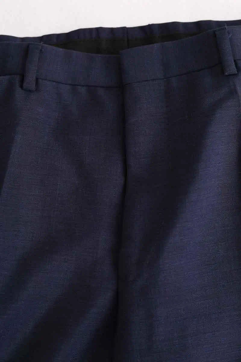 Pantalon droit Dunhill Bleu en Viscose