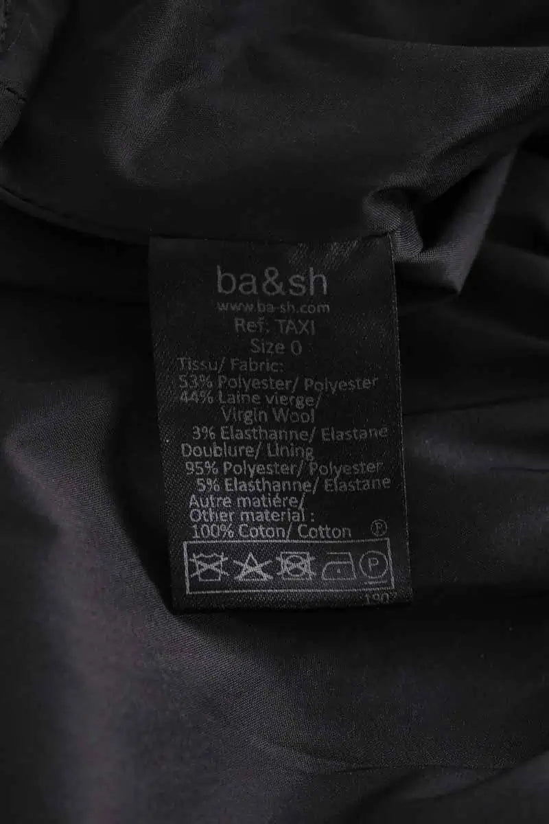 Robe Ba&Sh Noir en Synthétique