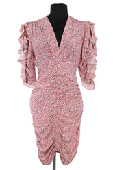 Robe Isabel Marant Rose en Soie, taille XS - Seconde Main