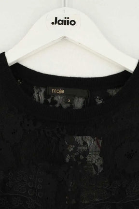 Pull Maje Noir en Synthétique