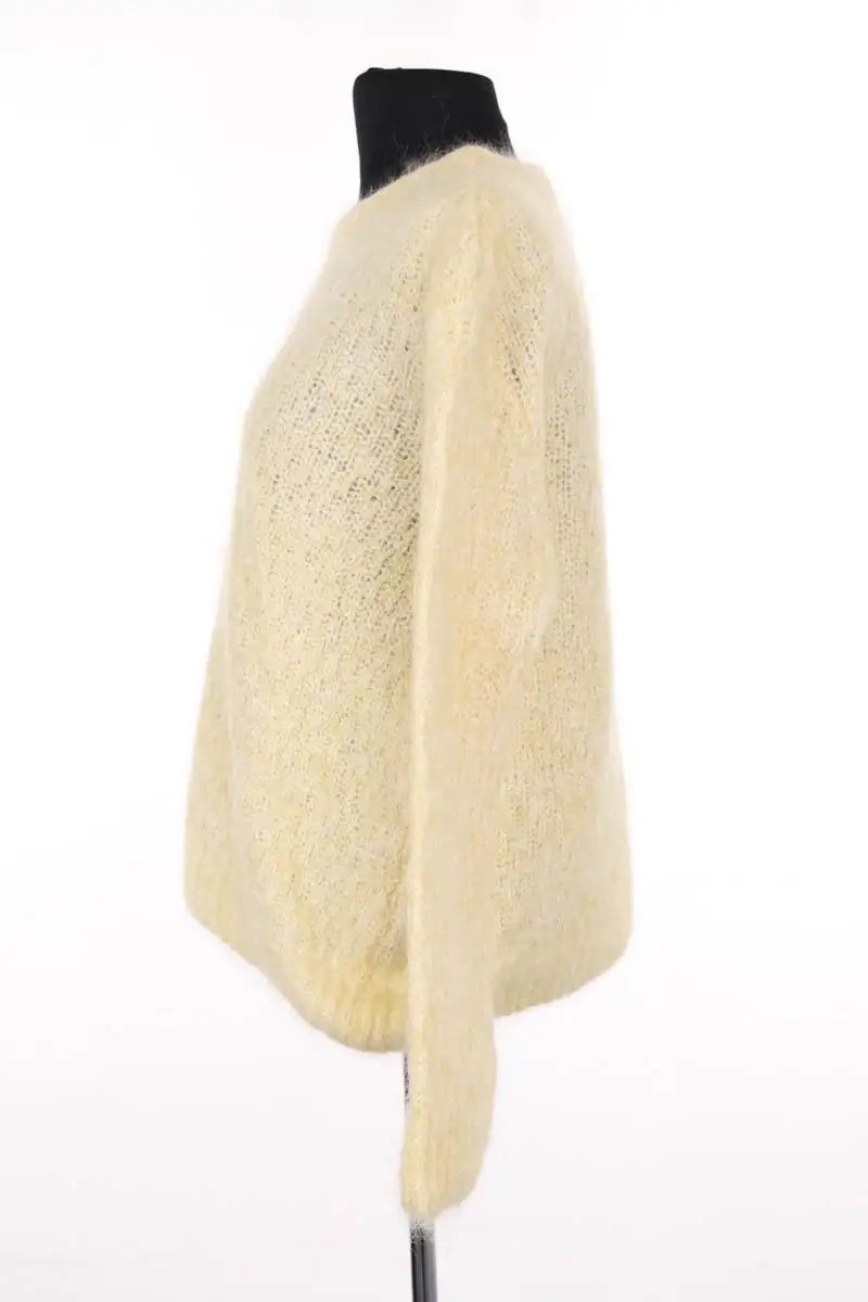 Pull American Vintage Jaune en Laine