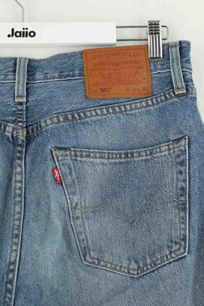 Jean droit Levi's 501 Bleu en Coton