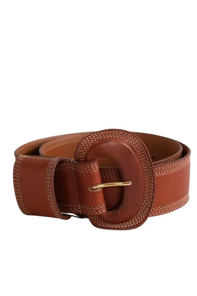 Ceinture en cuir Sézane Marron en Cuir, taille S - Seconde Main