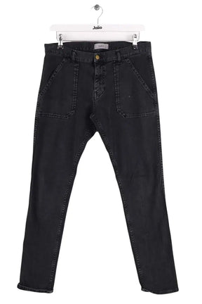 Jean droit Ba&Sh Noir en Coton, taille M - Seconde Main