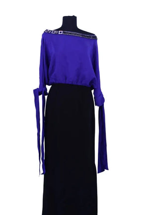 Robe Paule Ka Bleu en Soie, taille M - Seconde Main