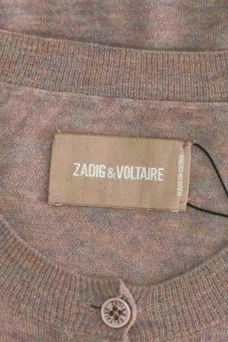 Top Zadig & Voltaire Marron en Cachemire