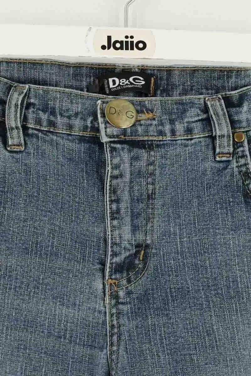 Jean bootcut Dolce & Gabbana Bleu en Coton