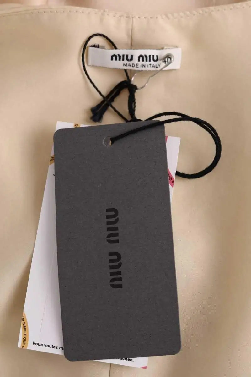 Robe Miu Miu Beige en Soie