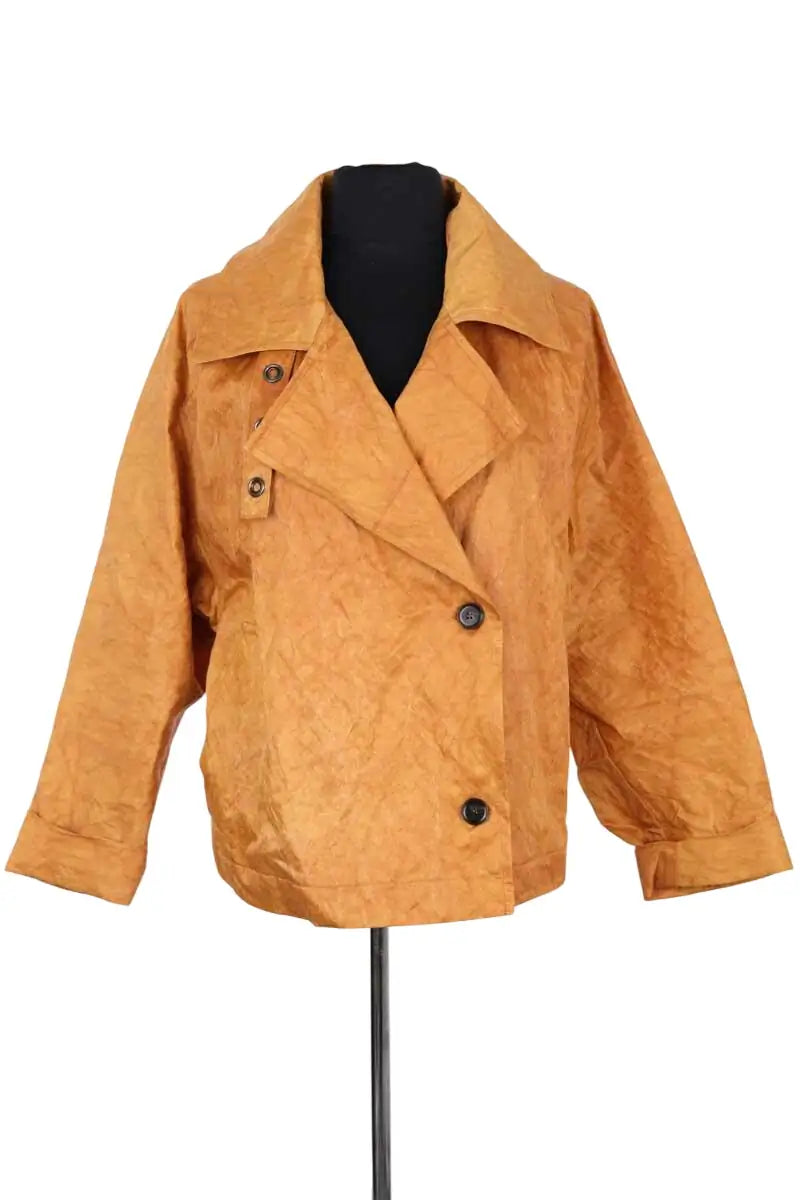 Veste Pomandère Orange en Coton, taille XS - Seconde Main