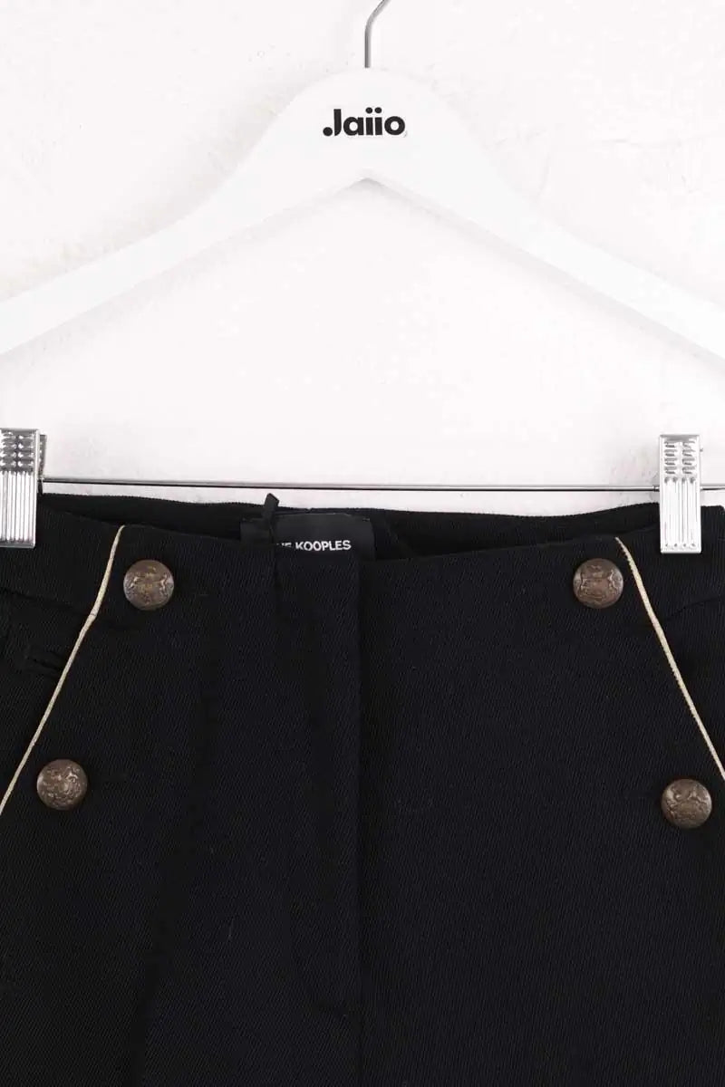 Pantalon The Kooples Noir en Synthétique