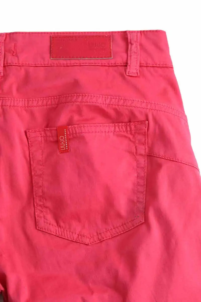 Pantalon droit Liu Jo Rose en Coton