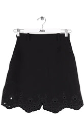 Jupe Carven Noir en Synthétique, taille S - Seconde Main