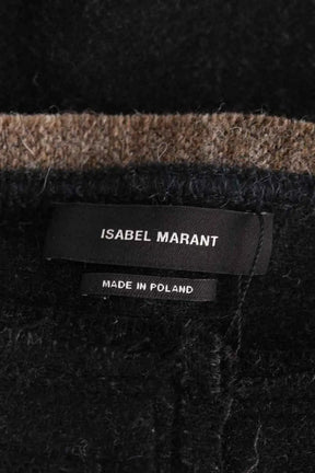 Poncho Isabel Marant Marron en Laine