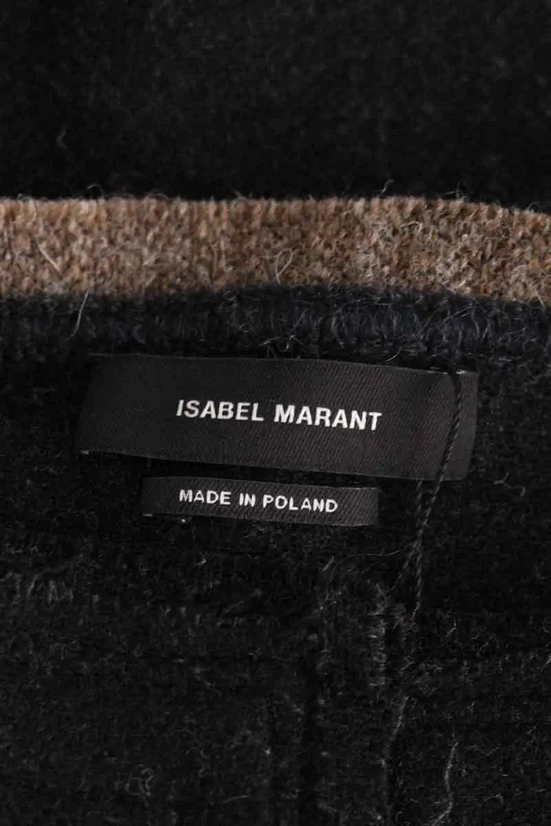 Poncho Isabel Marant Marron en Laine