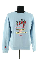 Sweatshirt Balzac Bleu en Coton, taille S - Seconde Main
