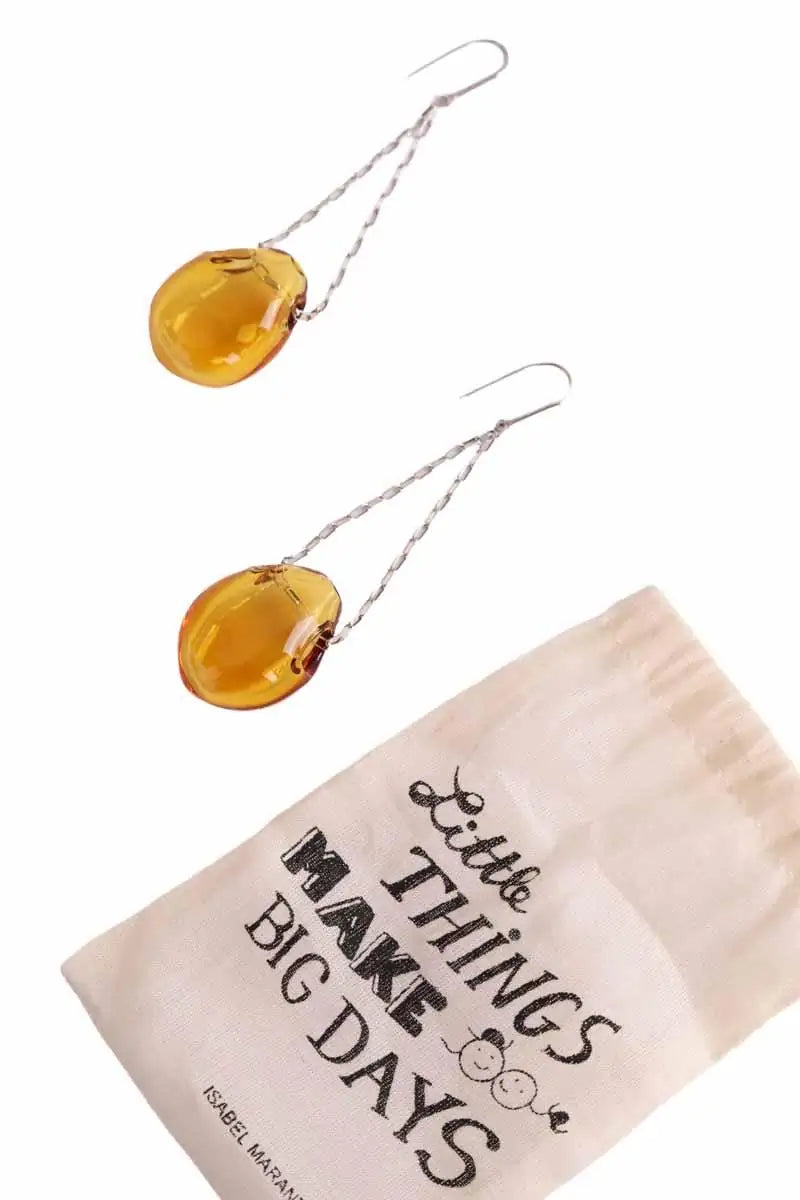 Boucles d'oreilles Isabel Marant Jaune en Métal