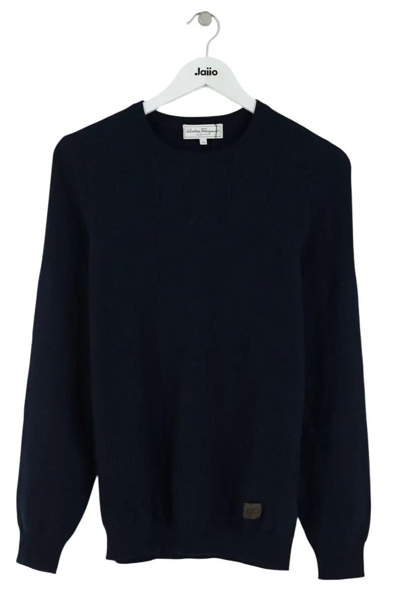 Pull Salvatore Ferragamo Bleu en Laine, taille M - Seconde Main