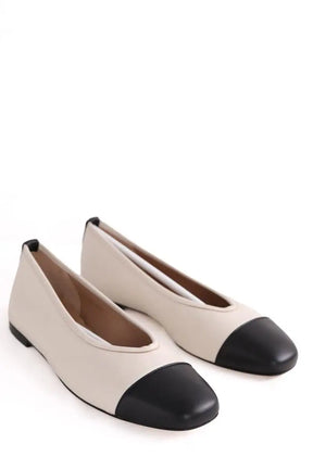 Ballerines LK Bennett Hanna Ecru en Cuir
