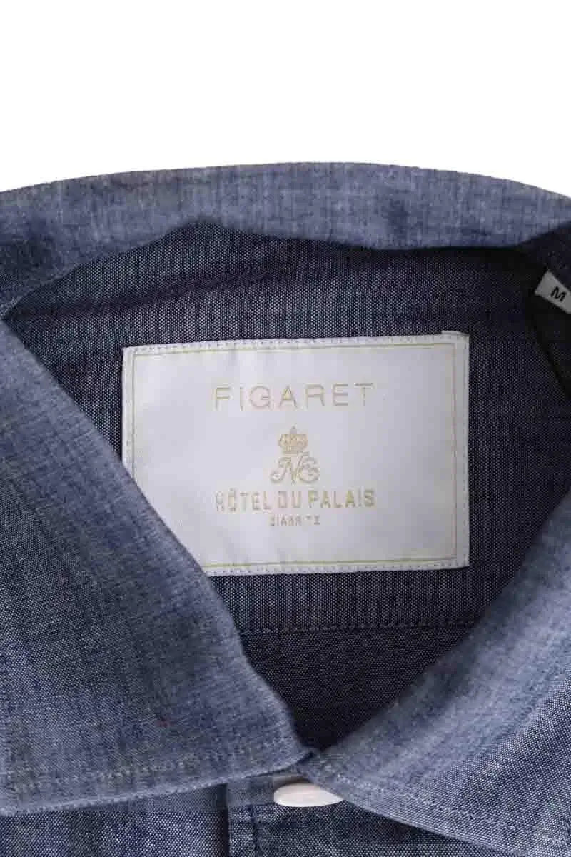 Chemise Figaret Bleu en Coton