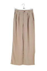 Pantalon large Reformation Beige en Synthétique, taille S - Seconde Main