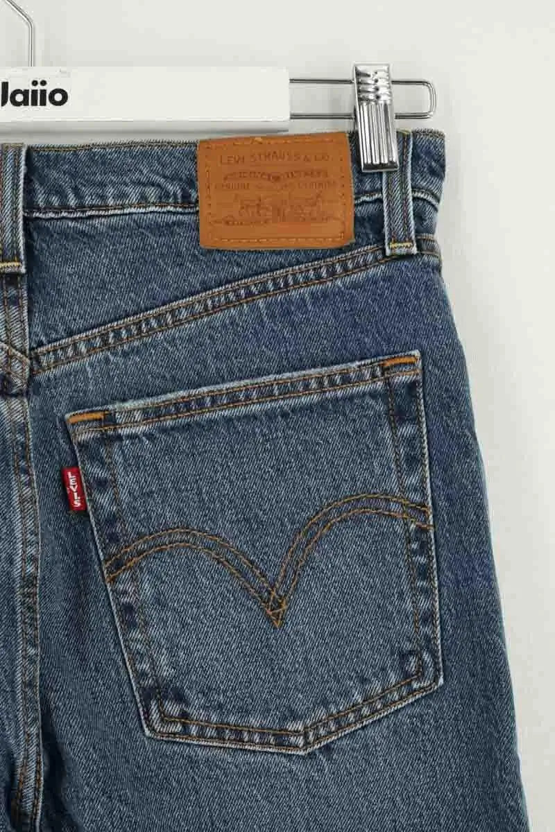 Jean droit Levi's Blanc en Coton