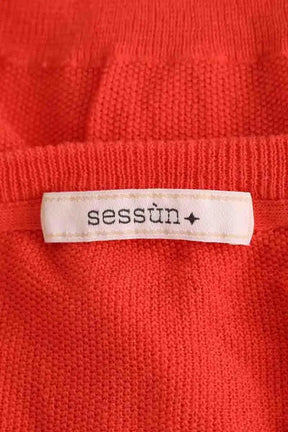Cardigan Sessun Orange en Coton