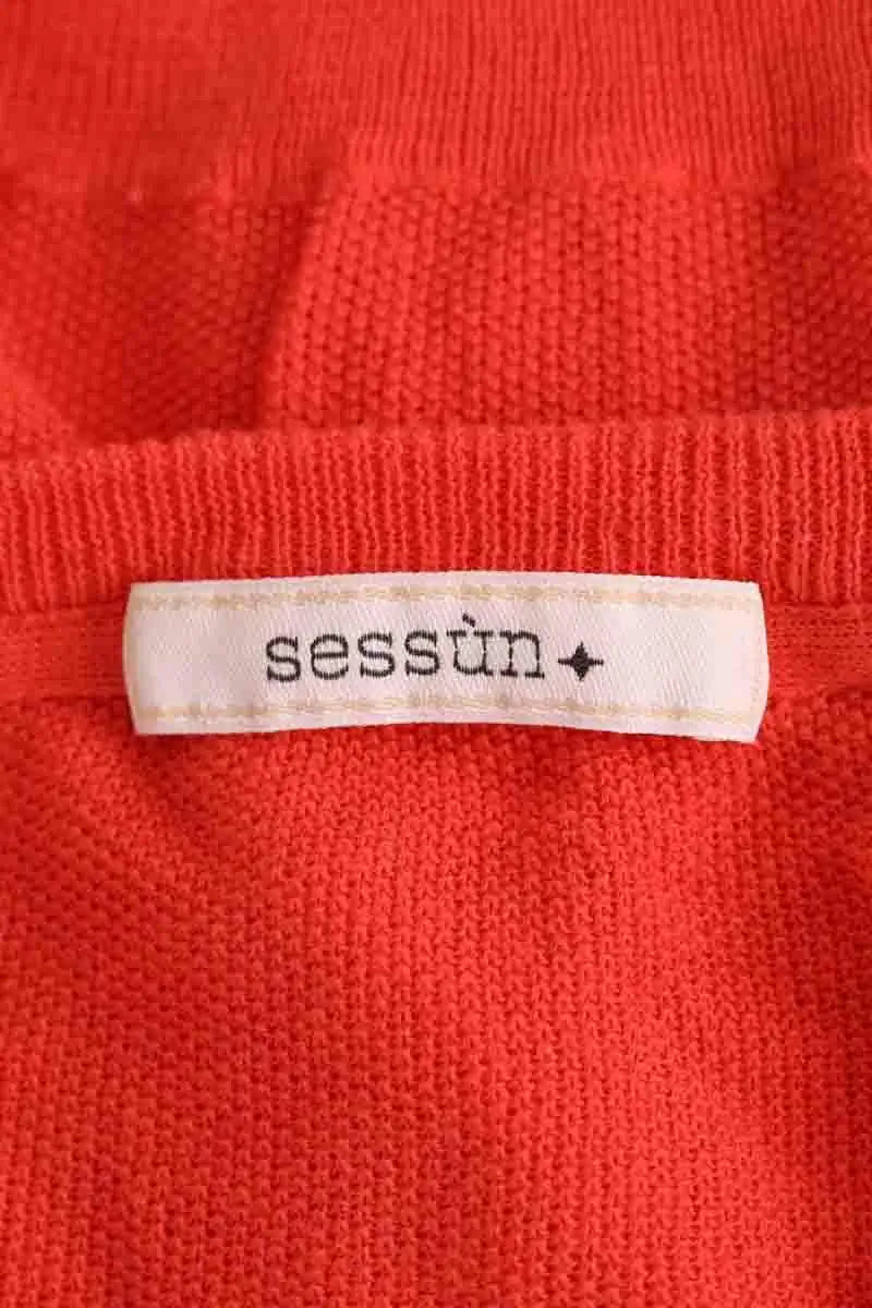 Cardigan Sessun Orange en Coton