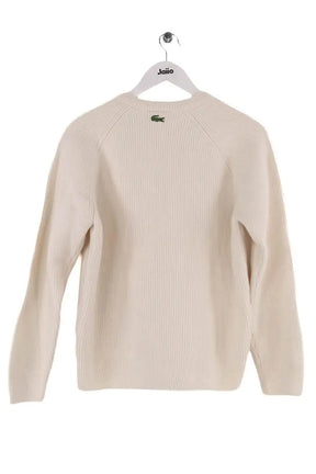 Pull Lacoste Blanc en Laine