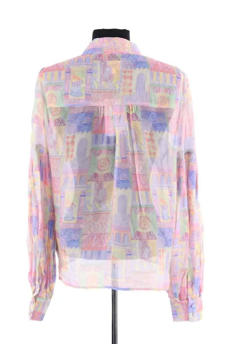 Chemise Soi Multicolore en Soie