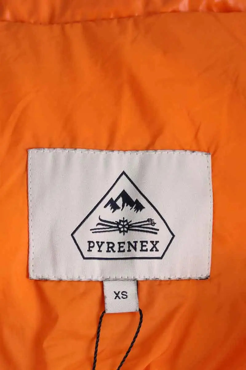 Doudoune Pyrenex Orange en Fourrure