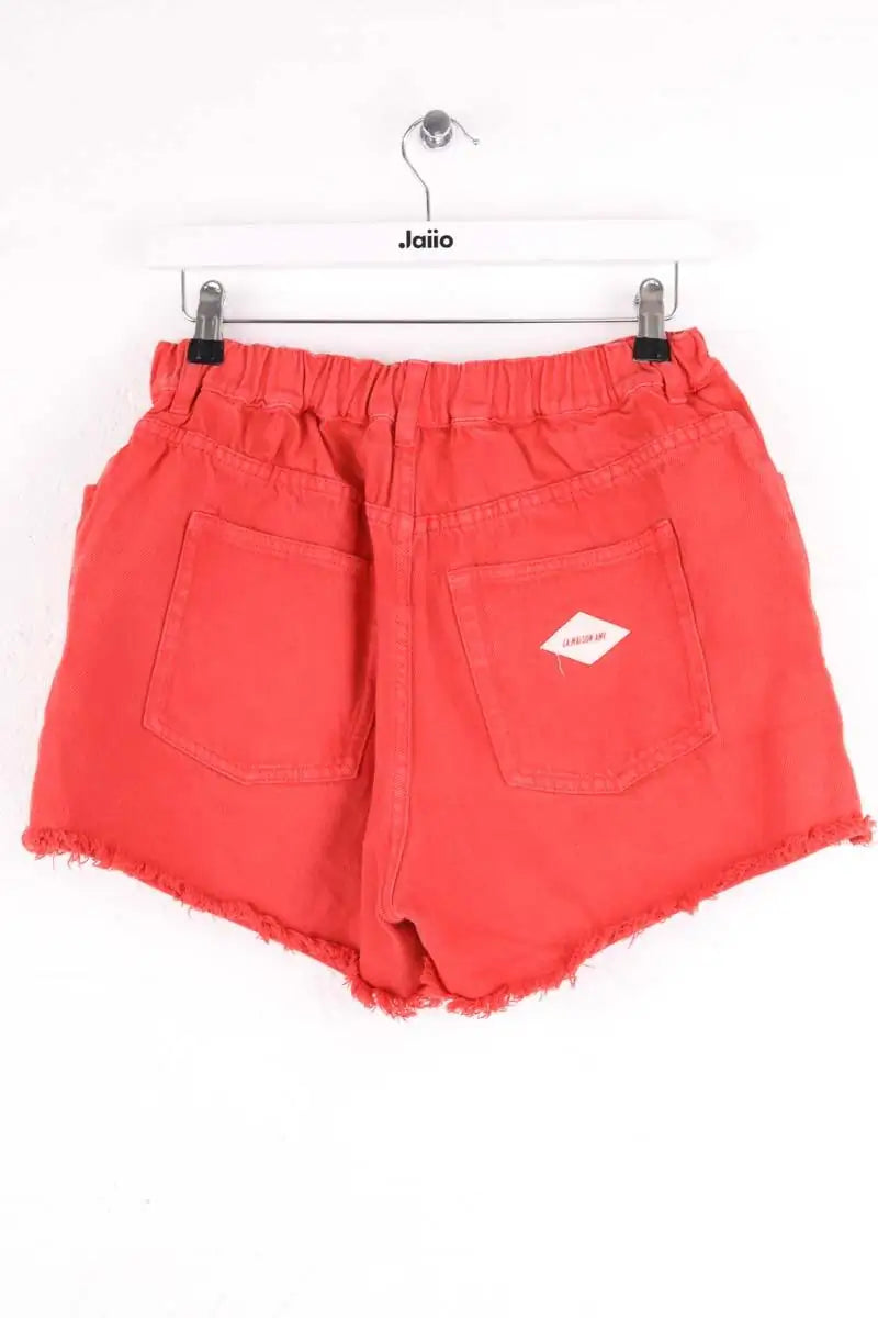 Mini short American Vintage Orange en Coton