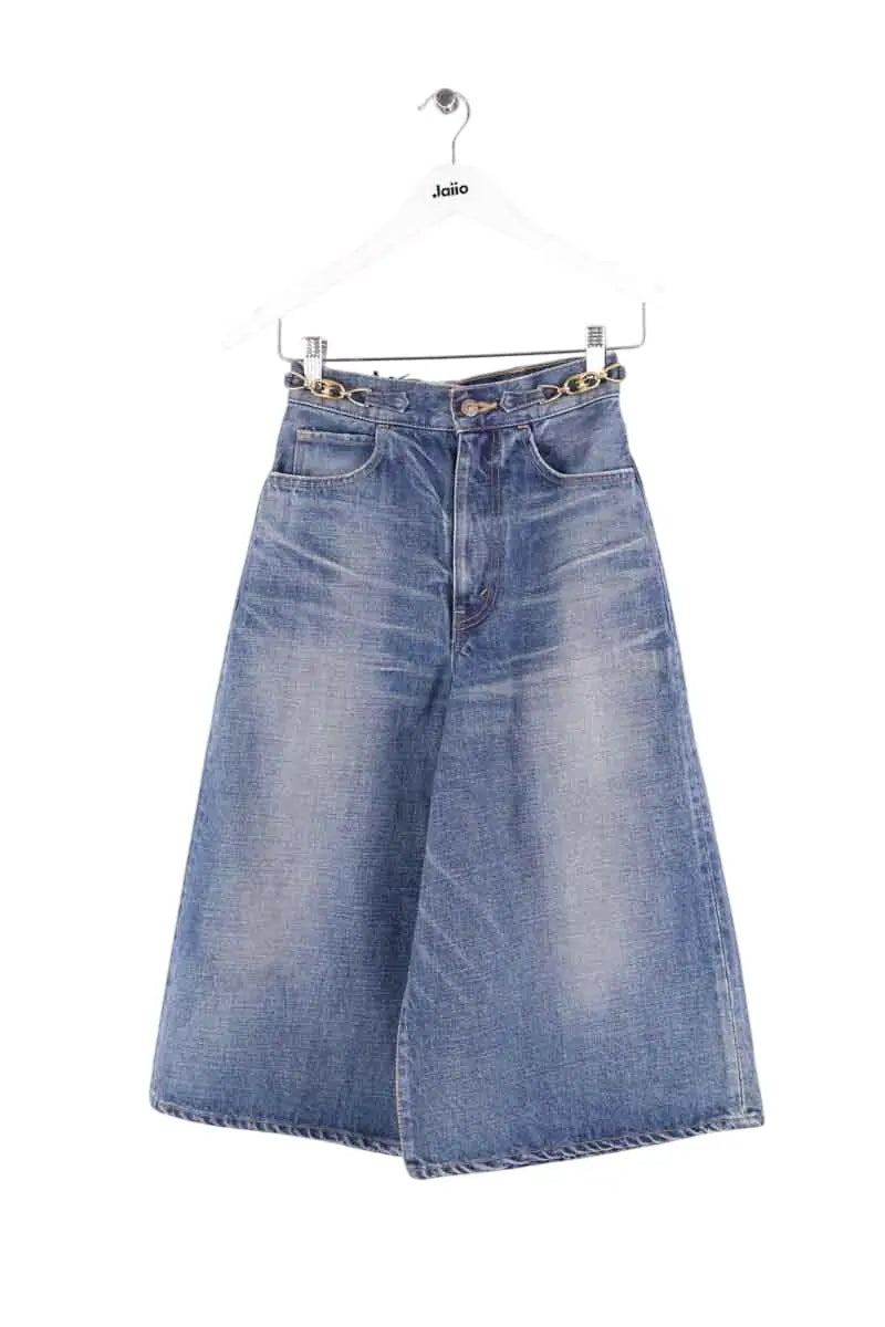 Bermuda Celine Bleu en Coton, taille S - Seconde Main