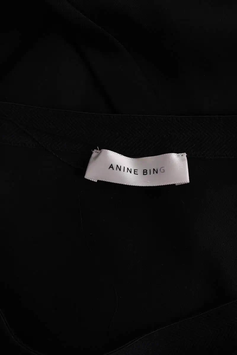 Jupe Anine Bing Noir en Soie