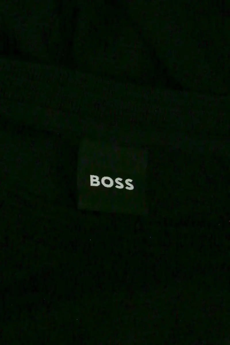 T-shirt Boss Noir en Coton