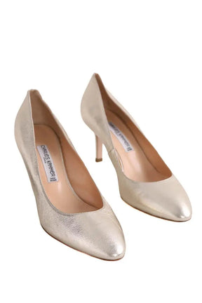 Talons Charles Kammer Doré en Cuir