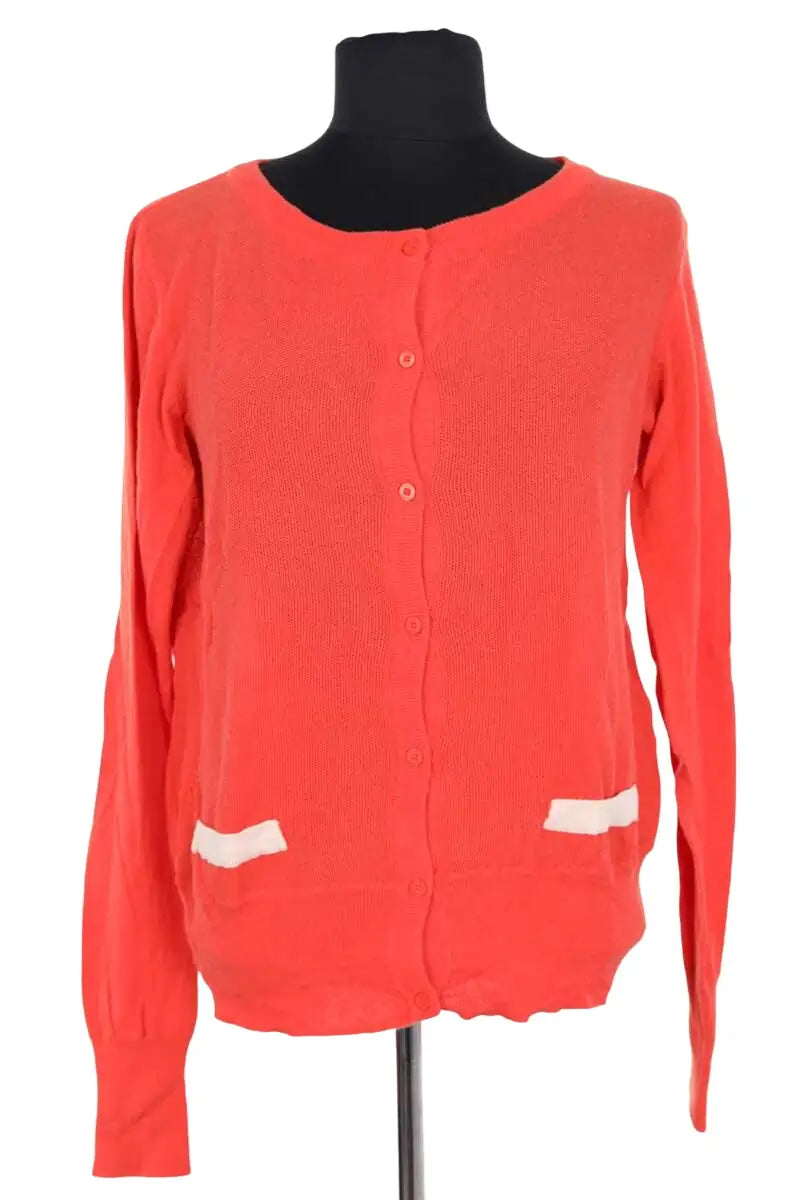 Cardigan Sessun Orange en Coton, taille M - Seconde Main