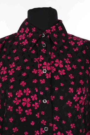 Chemise Vanessa Seward Rose en Soie