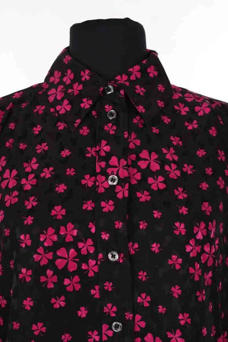 Chemise Vanessa Seward Rose en Soie