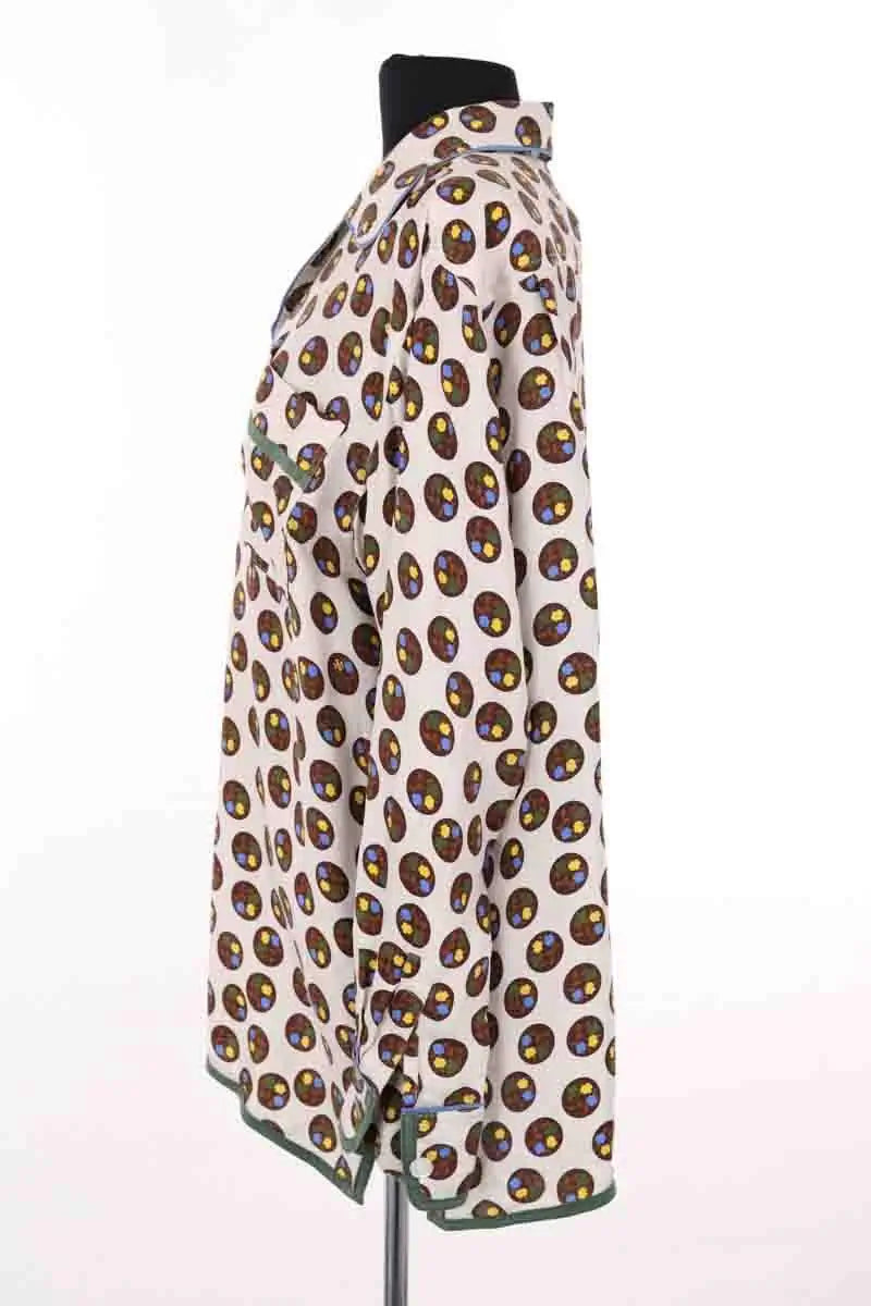 Chemise Tory Burch Ecru en Synthétique